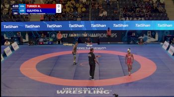 43 kg Qualif. - Morgan Nicole TURNER, United States vs Saadat Guliyeva, Azerbaijan