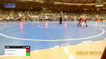 61 lbs Round Of 16 - Roman Rodriguez, Gulf Coast Wrestling Club vs Julian Campos, Monster Garage