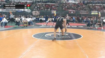 AA - 126 lbs Cons. Round 2 - Amelio Najar, Billings West vs Noah Carlos, Billings Senior High School