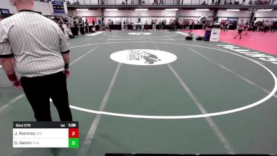 130A lbs Final - Joseph Ramirez, Gps Wrestling vs Quentin Getzin, Ithaca High School