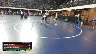 115 lbs Quarterfinal - Harper Graff, Iowa vs McKennah Jackson, Iowa