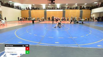 144 lbs Semifinal - Dalton Storm, Georgia vs Andrew Ramirez, Georgia