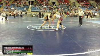 148 lbs Placement Matches - Madalina Ciubotareanu, E2-Carrington vs Christina Dohrmann, W4-Dickinson