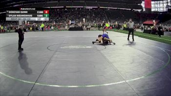 D2-106 lbs 3rd Place Match - Dylan Nieuwenhuis, Plainwell HS vs Donovan Quinn, St Johns HS