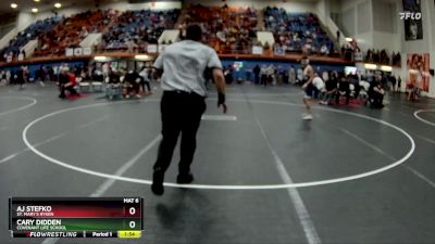132 lbs Cons. Round 2 - AJ Stefko, St. Mary`s Ryken vs Cary Didden, Covenant Life School