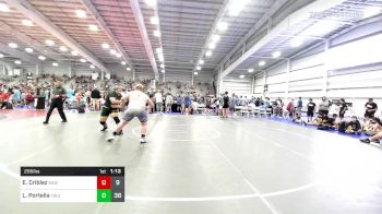 285 lbs Rr Rnd 3 - Eli Criblez, Ragin Raisins Catawba vs Lorenzo Portella, Triumph Elite