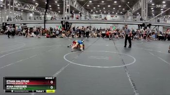 96 lbs Round 7 (8 Team) - Ethan Halstead, Backyard Brawler vs Ryan Farissier, Mat Warriors Red