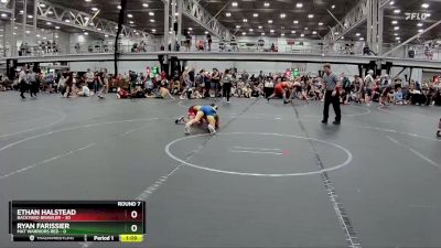 96 lbs Round 7 (8 Team) - Ethan Halstead, Backyard Brawler vs Ryan Farissier, Mat Warriors Red