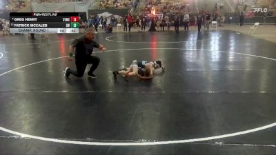 55 lbs Champ. Round 1 - Greg Henry, Seymour Youth Wrestling Club vs Patrick McCaleb, Swarm Wrestling