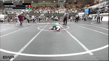 100-107 lbs Rr Rnd 2 - Hayley Riddell, Team Conquer Wrestling vs Lydia Ellis, Catoosa Wrestling