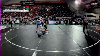 6A 138 lbs Cons. Round 1 - Corbin Christensen, Eagle vs Trenton DeLoney, Timberline