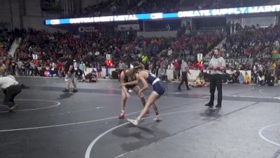 101 lbs Quarterfinal - Kamiryn Clark, WR-Topeka Blue Thunder vs Devery Kennedy, Red Devil