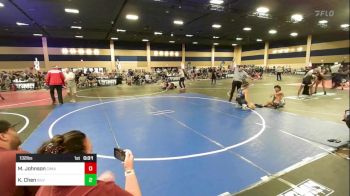 132 lbs Consi Of 8 #1 - Marques Johnson, Cimarron Bad Boys vs Khaisen Chen, Silverback WC