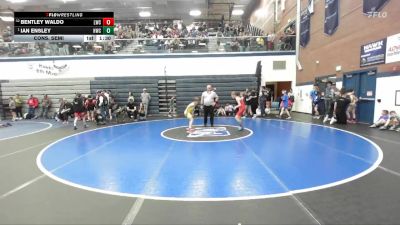 80 lbs Cons. Semi - Ian Ensley, Homedale Wrestling Club vs Bentley Waldo, Lakeland Wrestling Club