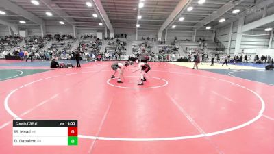 145 lbs Consi Of 32 #1 - Mason Mead, ME vs Darrion Depalmo, OH