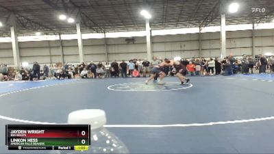 165 lbs Cons. Round 2 - Linkon Hess, American Falls Beavers vs Jayden Wright, BSD Beasts