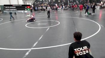 132 lbs Cons. Round 2 - Cash Campbell, Sedgwick County vs Skye Jurgens, Lincoln Southeast