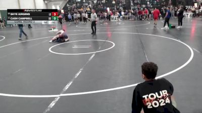 132 lbs Cons. Round 2 - Cash Campbell, Sedgwick County vs Skye Jurgens, Lincoln Southeast