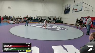 97 lbs Cons. Round 3 - Parker Hill, Eastside United vs Tanner Metzer, Peak Wrestling