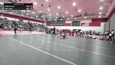 95 lbs Round 2 (12 Team) - Jocelyn Lau, Victory School Of Wrestling vs Tory Rice, Daughters Of Zion