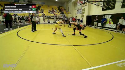 112 lbs Consi Of 4 - Caden Ryals, Fort Gibson vs Brendan Ameecher, Jay Junior High