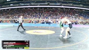 D3-150 lbs Champ. Round 1 - Hawk Harding, Williamston HS vs Jeffrey McGuire, Lutheran Westland