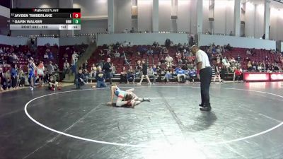 100 lbs Champ. Round 1 - Jayden Timberlake, Louisa vs Gavin Walker, New River Wrestling