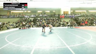 175 lbs Semifinal - Dylan Mastroianni, New Canaan vs Luke Chapman, Montville/Plainfield