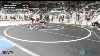 92 lbs Semifinal - Daxton Stewart, Vian Wrestling Club vs Pierce Burnett, Tulsa Blue T Panthers