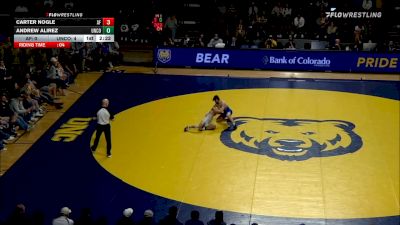 141 lbs Andrew Alirez, Northern Colorado vs Carter Nogle, Air Force