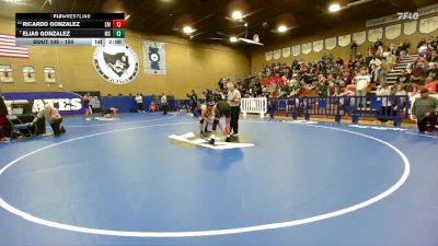 150 lbs Champ. Round 2 - Elias Gonzalez, Madera South vs Ricardo Gonzalez, Santa Maria