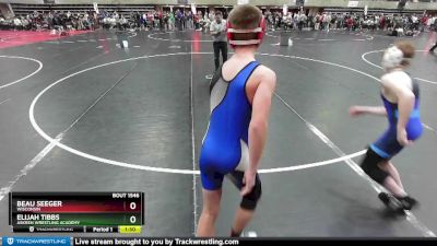 112 lbs Champ. Round 2 - Elijah Tibbs, Askren Wrestling Academy vs Beau Seeger, Wisconsin