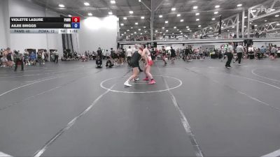 145 lbs Round 4 (6 Team) - Violette Lasure, PA West Black vs Ailee Briggs, POWA