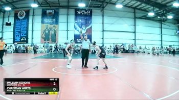 105 lbs Rd# 1 9:00am Friday - William Schork, Westshore D.S. vs Christian Wirts, Maryland Gold