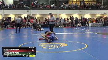 125 Freshman/Soph Champ. Round 1 - Atticus Waddell, Wabash vs Ja`Shad Bumpers, University Of Pittsburgh-Bradford