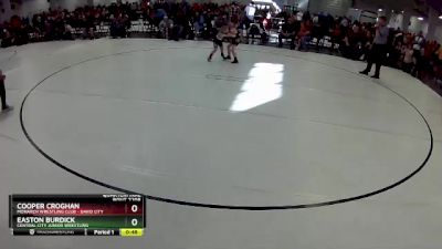 13 lbs Quarterfinal - Cooper Croghan, Monarch Wrestling Club - David City vs Easton Burdick, Central City Junior Wrestling