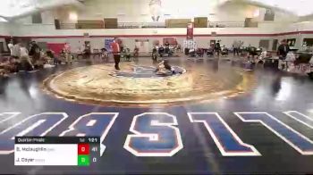 90 lbs Quarterfinal - Brandan Mclaughlin, Ohio Rampage vs Joelan Coyer, Midwest Xtreme Wrestling