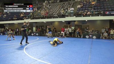 98 lbs Semis - Eli Armstrong, East Idaho Elite vs Vladimir Dvoryannikov, Toss Em Up Wrestling Academy