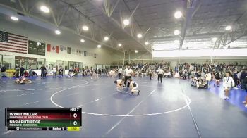 107 lbs Cons. Round 2 - Wyatt Miller, Diamondville Wrestling Club vs Nash Rutledge, Ridgeline Riverhawks