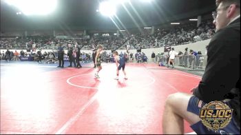 49 lbs Round Of 16 - Emerson Morales, Liberty Warrior Wrestling Club vs Janson Jones, Standfast