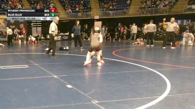 75 lbs Consy 3 - Ryleigh Prvonozac, Mohawk vs Ellie Ellis, Waynesburg