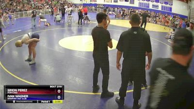 138 lbs Cons. Round 1 - Simon Perez, Portland vs Ivan Wagner, Newport Mat Club