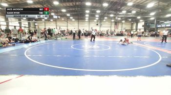 135 lbs Round Of 32 - Jace Jackson, Whitted Trained National Dual Team - MS vs Gage Ryer, TDWC Maniacs Grey - MS