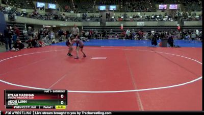 80 lbs Semifinal - Addie Lunn, BigWater vs Kylah Massman, Outlaw Wrestling Club