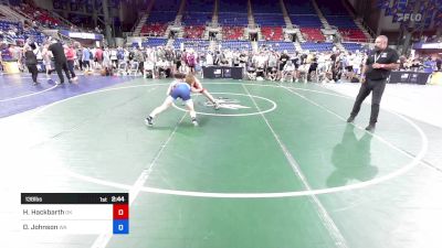 138 lbs Rnd Of 64 - Hudson Hackbarth, OK vs Daeton Johnson, WA