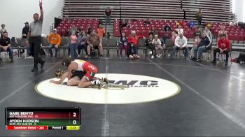 85 lbs Quarterfinals (8 Team) - Gabe Benyo, Mat Assassins (PA) vs Ayden Hudson, Elite Ath Club WE