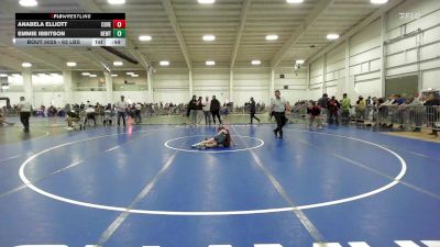 63 lbs Consi Of 8 #2 - Anabela Elliott, Coventry vs Emmie Ibbitson, Newtown