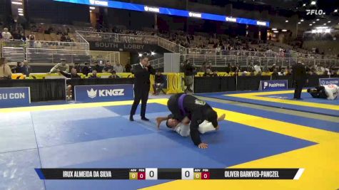 Oliver Barkved-Panczel vs Irux Almeida Da Silva 2025 Pan Jiu Jitsu IBJJF Championship
