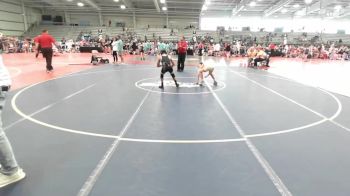 100 lbs Quarterfinal - Lucas Koehler, Grit Mat Club Blue vs Alyis Brown, Revival Uprising