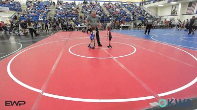 37 lbs Rr Rnd 2 - Hadley King, Bartlesville Wrestling Club vs Payslinn Anson, Newkirk Takedown Club